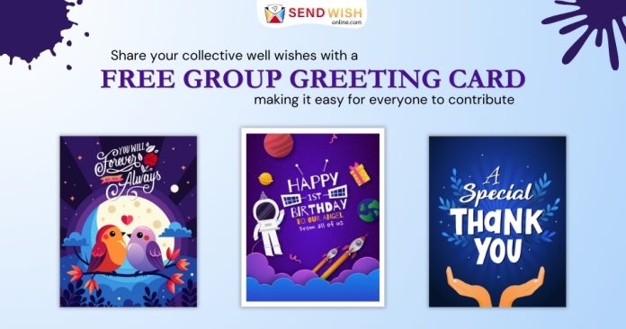 Unite in Celebration: The Power of Sending Group Cards